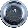 618-503 AutoGrade Series Dust Cap - Silver, Direct Fit, Set of 5