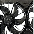 2016 Jeep Compass - Radiator Fan 4 Cyl 2.4L, Automatic CVT Transaxle, Sales Code Dav (Continuously Variable Transaxle), Dual fan, OE Solutions Series