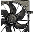 2016 Jeep Compass - Radiator Fan 4 Cyl 2.4L, Automatic CVT Transaxle, Sales Code Dav (Continuously Variable Transaxle), Dual fan, OE Solutions Series