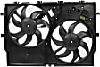 621-638 OE Replacement Radiator Fan, Dual fan, OE Solutions Series