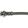 622-077 Rear, Driver Side OE Solutions Series Brake Line, Stainless Steel