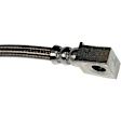622-077 Rear, Driver Side OE Solutions Series Brake Line, Stainless Steel