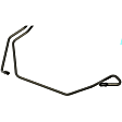 624-195 Automatic Transmission Oil Cooler Hose Assembly, Sold Individually, OE Solutions Series