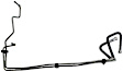624-642 Automatic Transmission Oil Cooler Hose Assembly, Sold Individually, OE Solutions Series