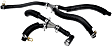 626-315HP OE Solutions Series Heater Hose - Natural, Aluminum and rubber, Branched hose, Direct Fit, Sold individually