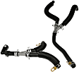 626-315HP OE Solutions Series Heater Hose - Natural, Aluminum and rubber, Branched hose, Direct Fit, Sold individually