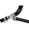 626-538 OE Solutions Series Heater Hose - Black, Aluminum and rubber, Branched, Direct Fit, Sold individually