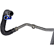 626-576 OE Solutions Series Heater Hose - Black and Natural, Aluminum and rubber, Branched, Direct Fit, Sold individually