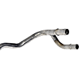 626-576 OE Solutions Series Heater Hose - Black and Natural, Aluminum and rubber, Branched, Direct Fit, Sold individually