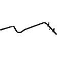 626-602 OE Solutions Series Heater Hose - Black, Steel, Single I.D. hose, Direct Fit, Sold individually