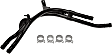 626-612 OE Solutions Series Heater Hose - Black/Coated, Aluminum, Branched, Direct Fit, Sold individually