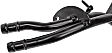 626-612 OE Solutions Series Heater Hose - Black/Coated, Aluminum, Branched, Direct Fit, Sold individually