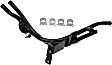 626-612 OE Solutions Series Heater Hose - Black/Coated, Aluminum, Branched, Direct Fit, Sold individually