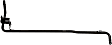 626-628 OE Solutions Series Heater Hose - Black/Coated, Steel and Plastic, Single I.D. hose, Direct Fit, Sold Individually