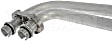 626-634 OE Solutions Series Heater Hose - Natural, Aluminum, Single I.D. hose, Direct Fit, Sold individually