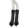 626-688 OE Solutions Series Heater Hose - Black and Silver, EPDM, Sold individually