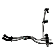 626-688 OE Solutions Series Heater Hose - Black and Silver, EPDM, Sold individually
