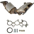 672-133 Rear Catalytic Converter, 3.5L, 6Cyl, CARB and Federal EPA Standards, 50-state Legal, OE Solutions Series, Direct Fit