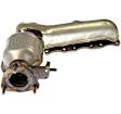 672-617 Passenger Side Catalytic Converter, 2.5L, 6Cyl, CARB and Federal EPA Standards, 50-state Legal, OE Solutions Series, Direct Fit