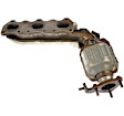 672-617 Passenger Side Catalytic Converter, 2.5L, 6Cyl, CARB and Federal EPA Standards, 50-state Legal, OE Solutions Series, Direct Fit