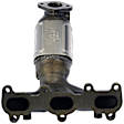 672-630 Rear Catalytic Converter, CARB and Federal EPA Standards, 50-state Legal, OE Solutions Series, Direct Fit