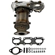 672-852 Passenger Side Catalytic Converter, CARB and Federal EPA Standards, 50-state Legal, OE Solutions Series, Direct Fit