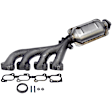672-930 Passenger Side Catalytic Converter, 4.6L, 8Cyl, CARB and Federal EPA Standards, 50-state Legal, OE Solutions Series, Direct Fit