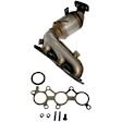 672-964 Rear Catalytic Converter, 3.5L, 6Cyl, CARB and Federal EPA Standards, 50-state Legal, OE Solutions Series, Direct Fit