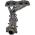 672-966 Front Catalytic Converter, 2.4L, 4Cyl, CARB and Federal EPA Standards, 50-state Legal, OE Solutions Series, Direct Fit