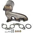 673-018 Front Catalytic Converter, 3.0L, 6Cyl, CARB and Federal EPA Standards, 50-state Legal, OE Solutions Series, Direct Fit