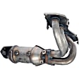 673-028 Front Catalytic Converter, 2.5L, 4Cyl, CARB and Federal EPA Standards, 50-state Legal, OE Solutions Series, Direct Fit