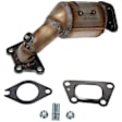 673-046 Front Catalytic Converter, CARB and Federal EPA Standards, 50-state Legal, OE Solutions Series, Direct Fit