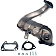 673-313 Rear Catalytic Converter, 3.6L, 6Cyl, CARB and Federal EPA Standards, 50-state Legal, OE Solutions Series, Direct Fit