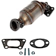 673-483 Rear Catalytic Converter, CARB and Federal EPA Standards, 50-state Legal, OE Solutions Series, Direct Fit