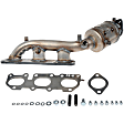 673-564 Passenger Side Catalytic Converter, 3.8L, 6Cyl, CARB and Federal EPA Standards, 50-state Legal, OE Solutions Series, Direct Fit