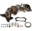 673-576 Front Catalytic Converter, 2.4L, 4Cyl, CARB and Federal EPA Standards, 50-state Legal, OE Solutions Series, Direct Fit