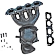 673-616 Catalytic Converter, 1.6L, 4Cyl, CARB and Federal EPA Standards, 50-state Legal, OE Solutions Series, Direct Fit