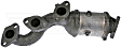 673-818 Passenger Side Catalytic Converter, 3.3L, 6Cyl, CARB and Federal EPA Standards, 50-state Legal, OE Solutions Series, Direct Fit