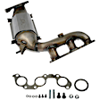 673-820 Rear Catalytic Converter, 3.3L, 6Cyl, CARB and Federal EPA Standards, 50-state Legal, FWD, OE Solutions Series, Direct Fit