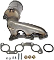 674-018 Front, Driver Side Catalytic Converter, 3.0L, 6Cyl, Federal EPA Standard, 46-State Legal (Cannot ship to CA, CO, NY or ME), OE Solutions Series, Direct Fit