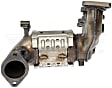 674-021 Catalytic Converter, 2.4L, 4Cyl, Federal EPA Standard, 46-State Legal (Cannot ship to CA, CO, NY or ME), OE Solutions Series, Direct Fit