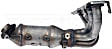 674-028 Front Catalytic Converter, 2.5L, 4Cyl, Federal EPA Standard, 46-State Legal (Cannot ship to CA, CO, NY or ME), OE Solutions Series, Direct Fit