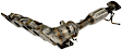 674-029 Front Catalytic Converter, 2.0L, 4Cyl, Federal EPA Standard, 46-State Legal (Cannot ship to CA, CO, NY or ME), OE Solutions Series, Direct Fit