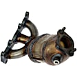 674-038 Passenger Side Catalytic Converter, 2.7L, 6Cyl, Federal EPA Standard, 46-State Legal (Cannot ship to CA, CO, NY or ME), OE Solutions Series, Direct Fit