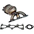 674-038 Passenger Side Catalytic Converter, 2.7L, 6Cyl, Federal EPA Standard, 46-State Legal (Cannot ship to CA, CO, NY or ME), OE Solutions Series, Direct Fit