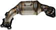 674-048 Front Catalytic Converter, 3.6L, 6Cyl, Federal EPA Standard, 46-State Legal (Cannot ship to CA, CO, NY or ME), OE Solutions Series, Direct Fit