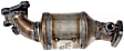 674-049 Rear Catalytic Converter, 3.6L, 6Cyl, Federal EPA Standard, 46-State Legal (Cannot ship to CA, CO, NY or ME), OE Solutions Series, Direct Fit