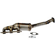 674-055 Front Catalytic Converter, 3.0L, 6Cyl, Federal EPA Standard, 46-State Legal (Cannot ship to CA, CO, NY or ME), OE Solutions Series, Direct Fit
