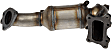 674-059 Front Catalytic Converter, 2.4L, 4Cyl, Federal EPA Standard, 46-State Legal (Cannot ship to CA, CO, NY or ME), OE Solutions Series, Direct Fit