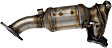 674-059 Front Catalytic Converter, 2.4L, 4Cyl, Federal EPA Standard, 46-State Legal (Cannot ship to CA, CO, NY or ME), OE Solutions Series, Direct Fit